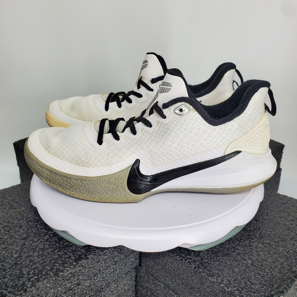 Nike Mamba Focus TB AT1214-100 Men's US 9 White Kobe Bryant Basketball Shoes